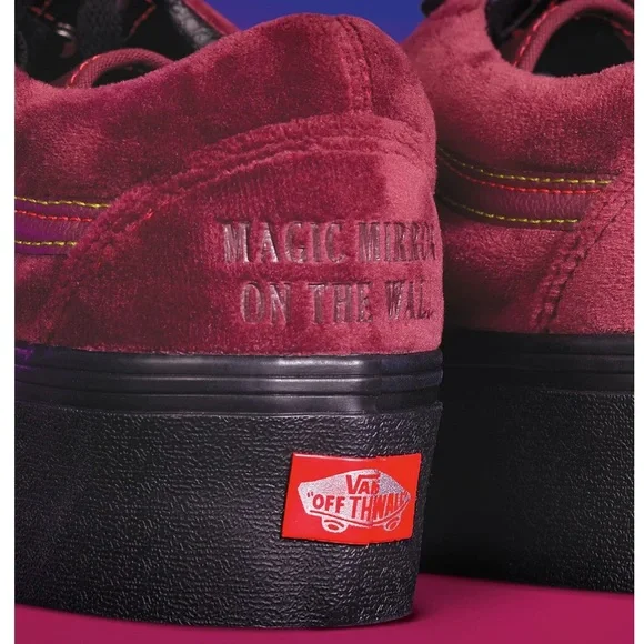 VANS x DISNEY | NWT Old Skool Stackform Disney 100 Poison Apple Mahogany - Picture 4 of 6